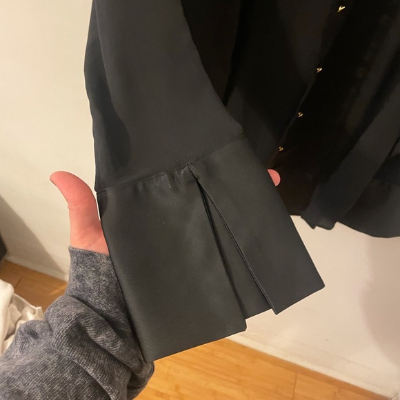 Calvin Klein Mesh Button Up - Picture 5 of 7